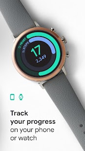 Google Fit: снимок экрана трекера активности