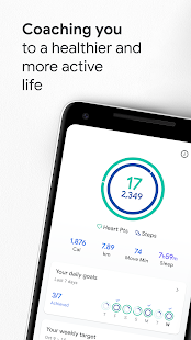 Google Fit: снимок экрана трекера активности