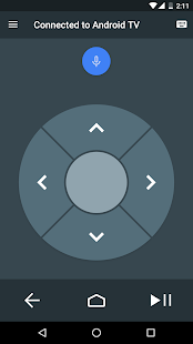 Экран дистанционного управления Android TV